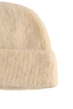 Bonnet American Vintage Ecru en Laine