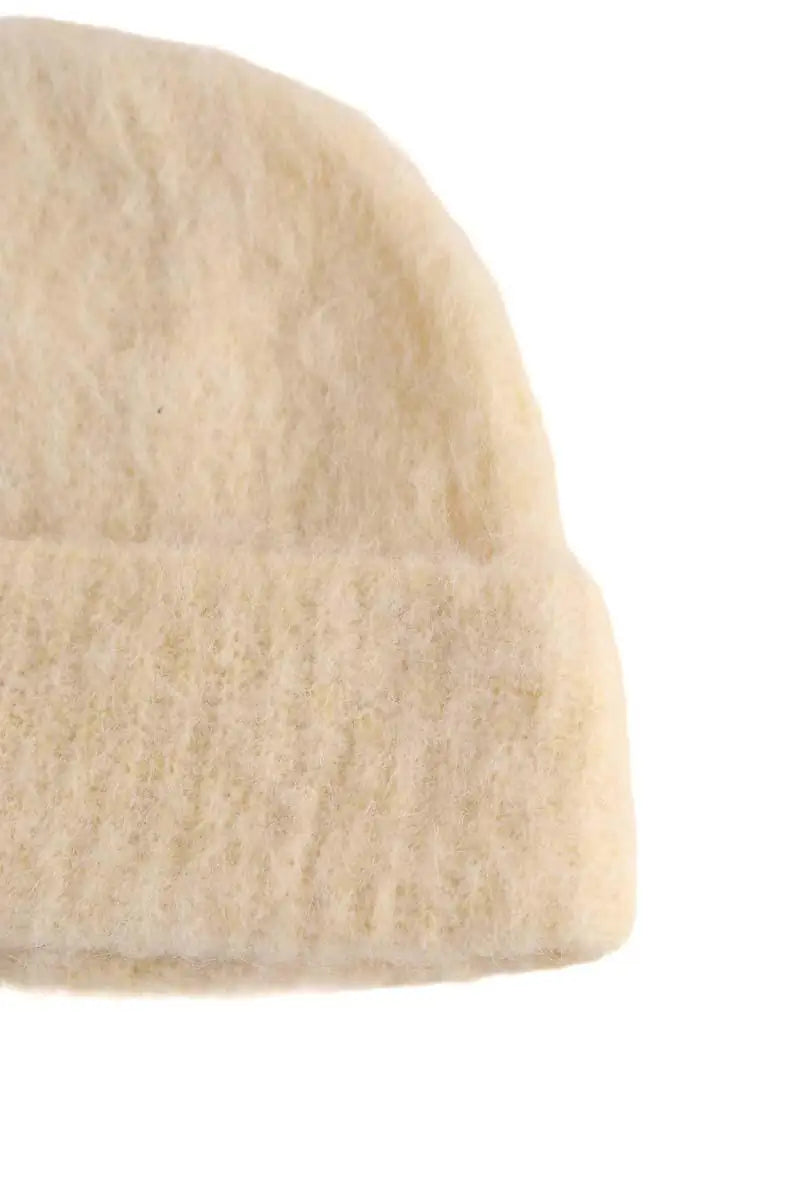 Bonnet American Vintage Ecru en Laine
