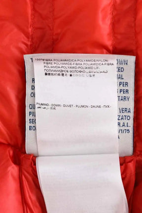 Doudoune Moncler Rouge en Fourrure