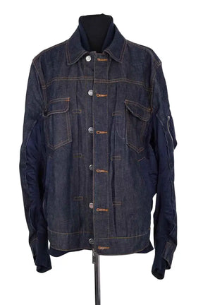 Veste APC APC x Sacai Marine en Coton, taille XS - Seconde Main