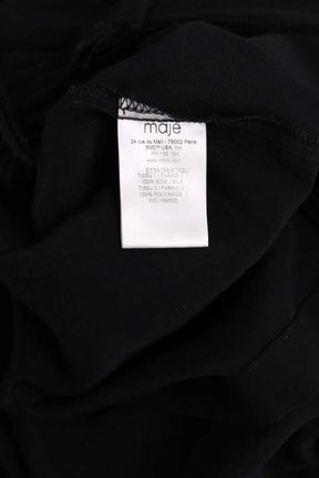 Combishort Maje Noir en Synthétique
