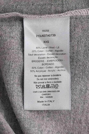 T-shirt Dior Gris en Laine