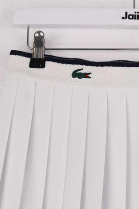 Mini jupe Lacoste Blanc en Synthétique
