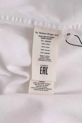 Chemise Malène Birger Blanc en Coton
