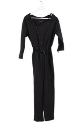Combinaison Maje Noir en Synthétique, taille XS - Seconde Main