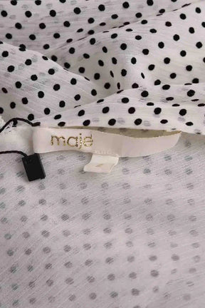 Robe Maje Blanc en Synthétique