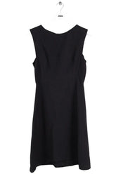 Robe Sandro Noir en Viscose, taille M - Seconde Main