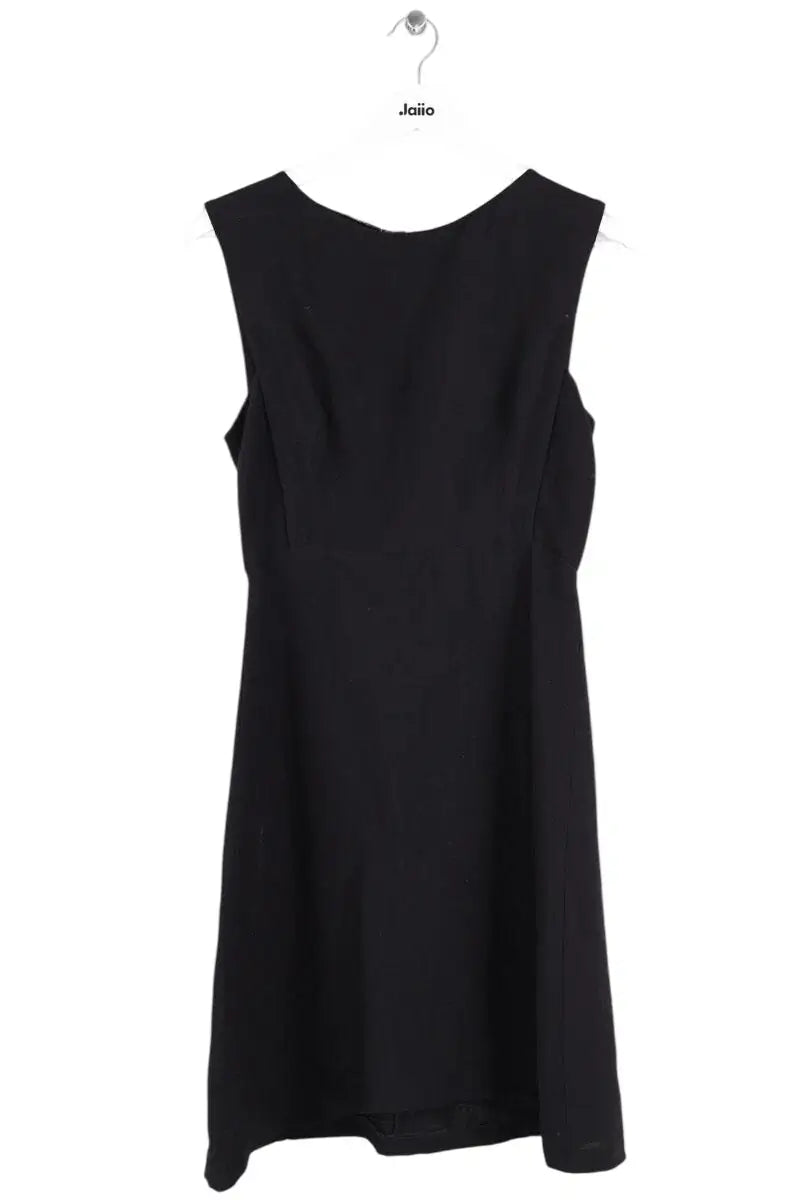 Robe Sandro Noir en Viscose, taille M - Seconde Main