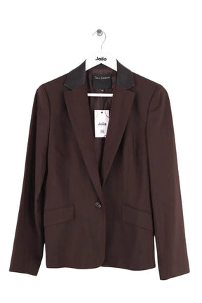 Blazer Tara Jarmon Marron en Laine, taille L - Seconde Main