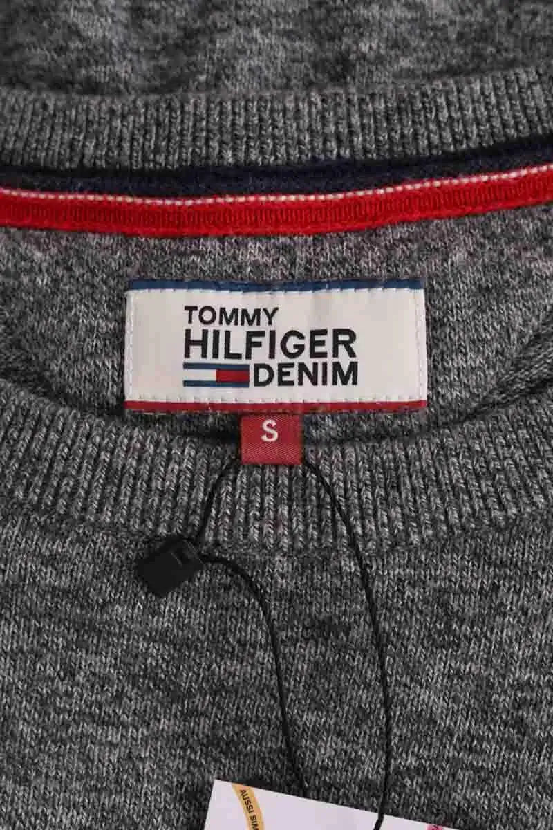 Pull Tommy Hilfiger Anthracite en Coton