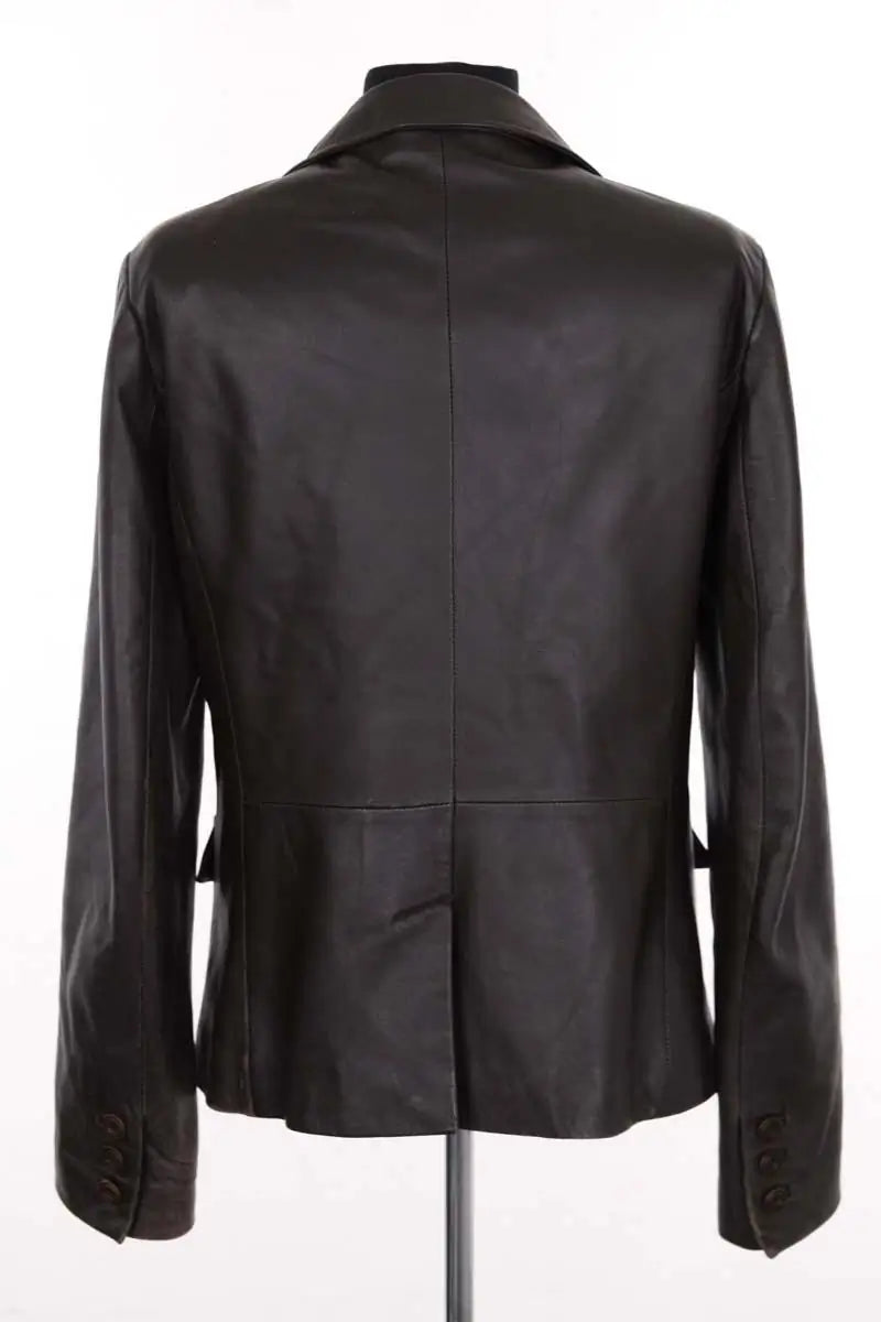 Veste Max Mara Marron en Cuir