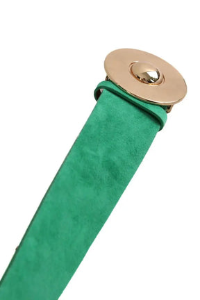 Ceinture en cuir Tara Jarmon Vert en Cuir