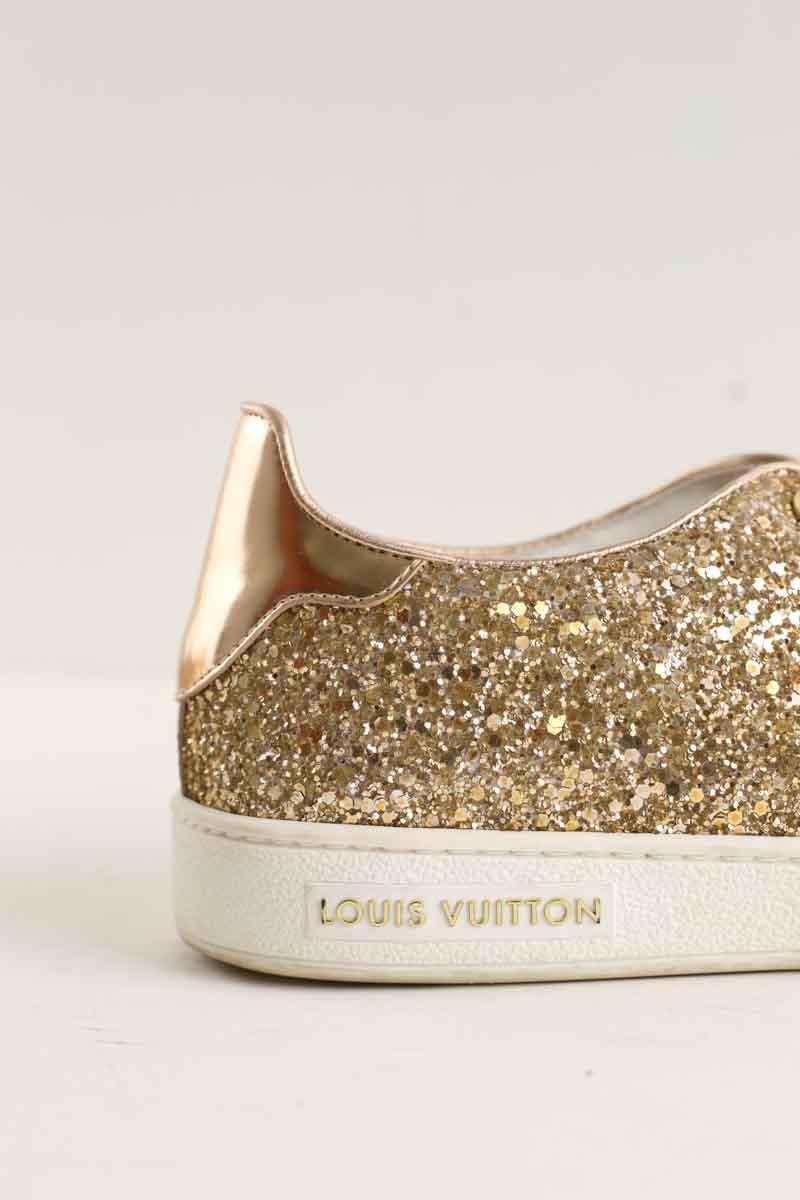 Baskets Louis Vuitton FrontRow Doré