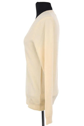 Pull Eric Bompard Jaune en Cachemire