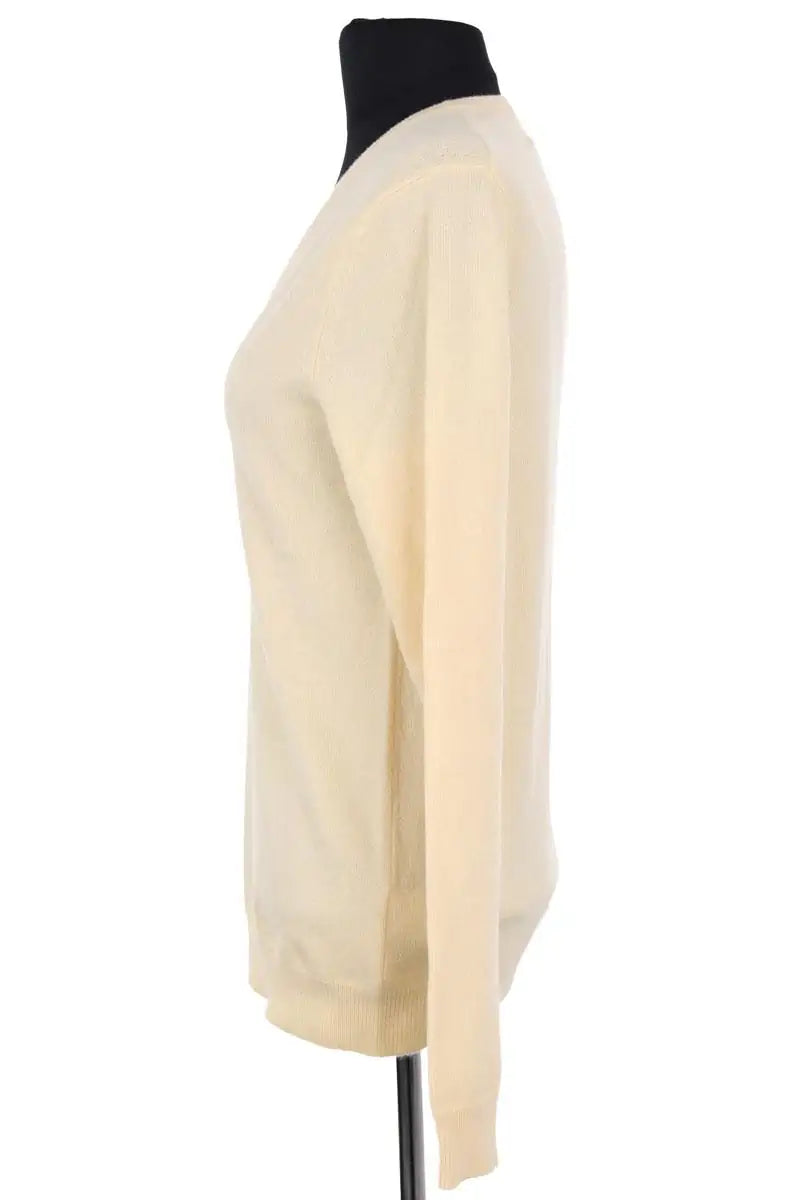 Pull Eric Bompard Jaune en Cachemire