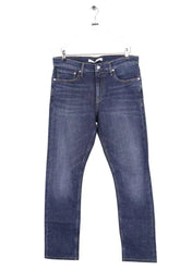Pantalon slim Calvin Klein Bleu en Denim - Jeans, taille XXS - Seconde Main