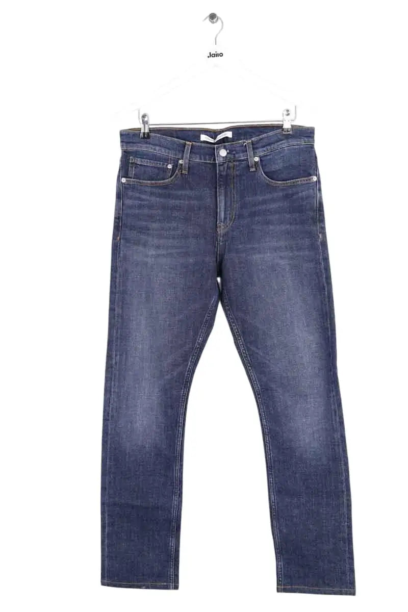 Pantalon slim Calvin Klein Bleu en Denim - Jeans, taille XXS - Seconde Main