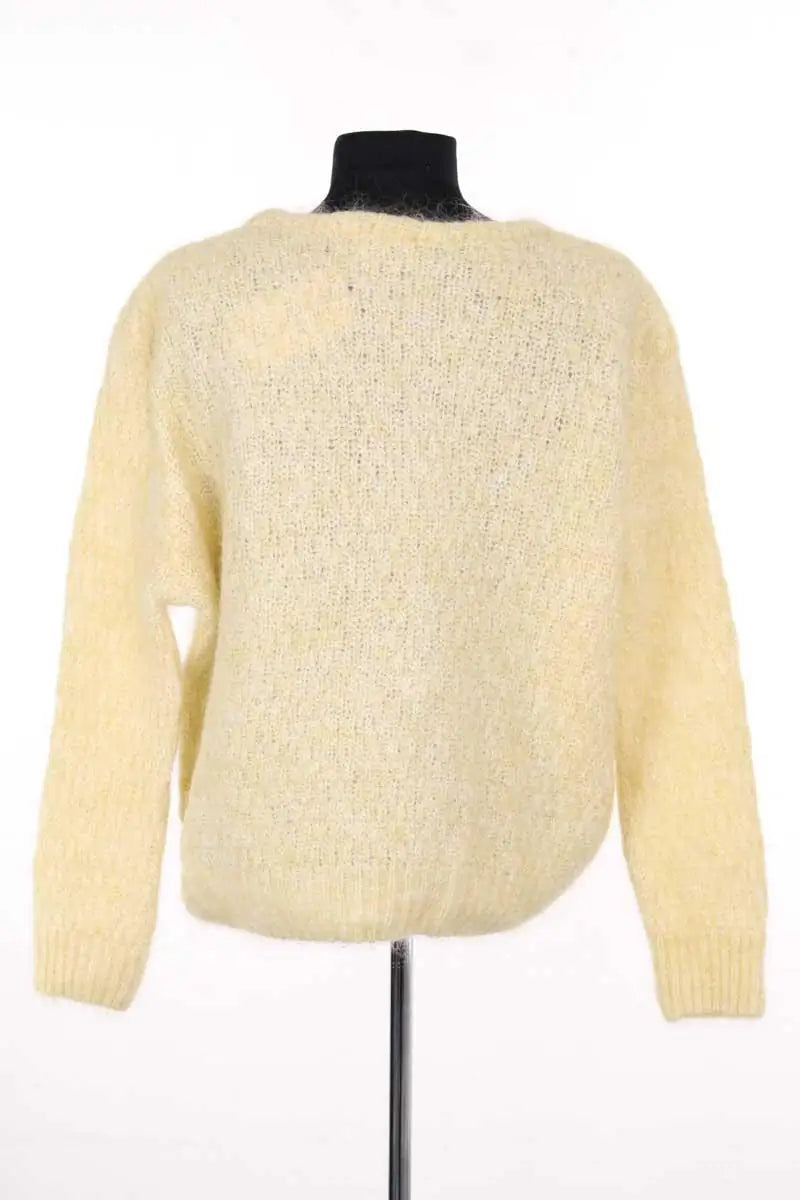Pull American Vintage Jaune en Laine