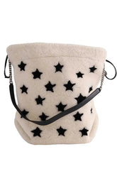 Sac à main Saint Laurent Blanc en Tissu - Seconde Main