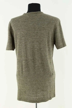 T-shirt Officine Générale Kaki en Coton