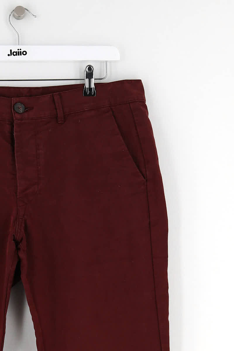 Pantalon slim Other Brand  Bordeaux