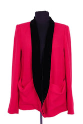 Blazer The Kooples Rouge en Synthétique, taille XXS - Seconde Main