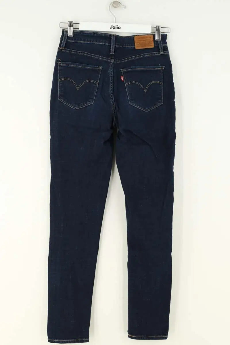 Jean skinny Levi's High Rise Skinny Bleu en Coton