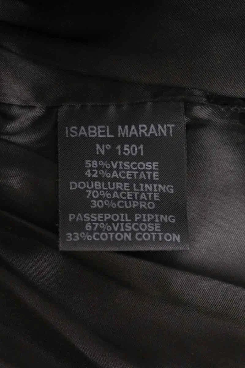 Mini jupe Isabel Marant Noir en Viscose