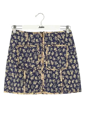 Jupe Sézane Bleu en Coton, taille S - Seconde Main