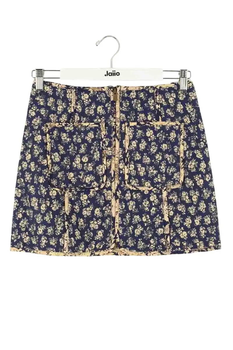 Jupe Sézane Bleu en Coton, taille S - Seconde Main