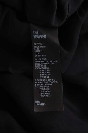 Robe The Kooples Noir en Viscose
