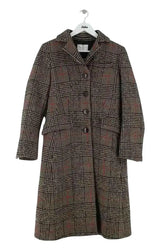 Manteau Sandro Marron en Laine, taille S - Seconde Main