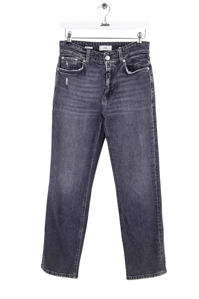 Jean droit Closed Anthracite en Coton, taille XS - Seconde Main
