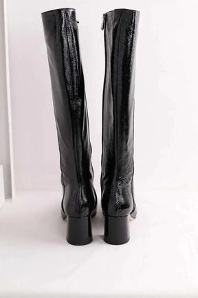 Bottes LK Bennett Gigi Noir en Cuir verni