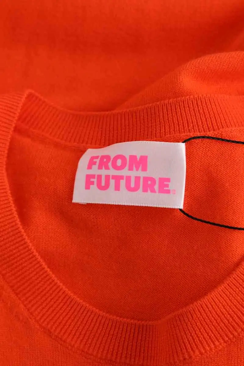 Pull From Future Orange en Laine
