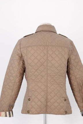 Veste Burberry Kaki en Synthétique