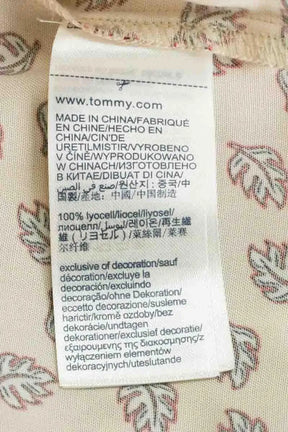 Blouse Tommy Hilfiger Beige en Synthétique