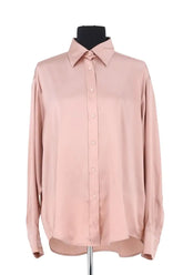 Chemise DMN Rose en Soie, taille M - Seconde Main