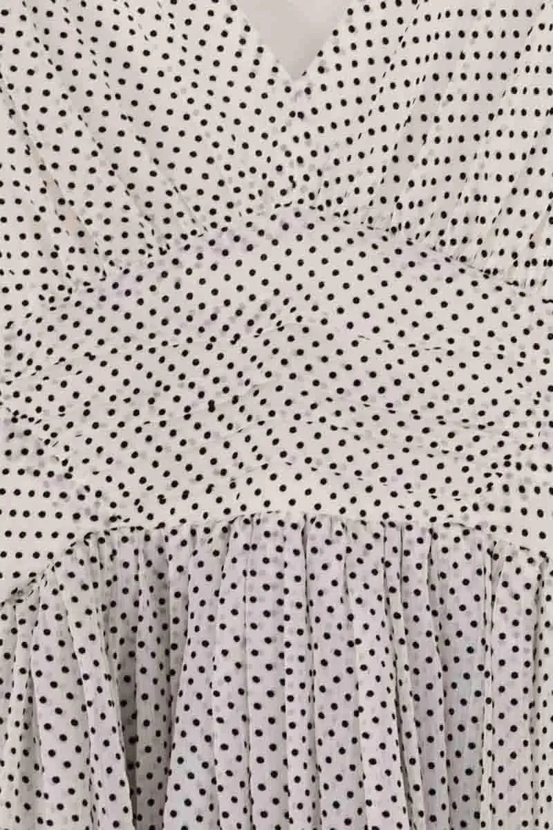 Robe Maje Blanc en Synthétique