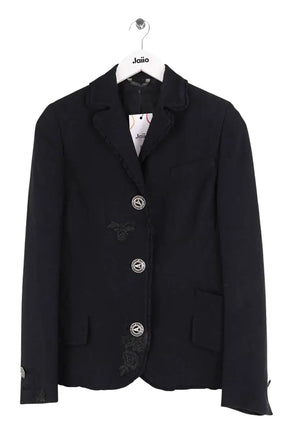 Blazer Versace Noir en Synthétique, taille S - Seconde Main