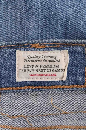 Jean droit Levi's 511 Bleu en Coton