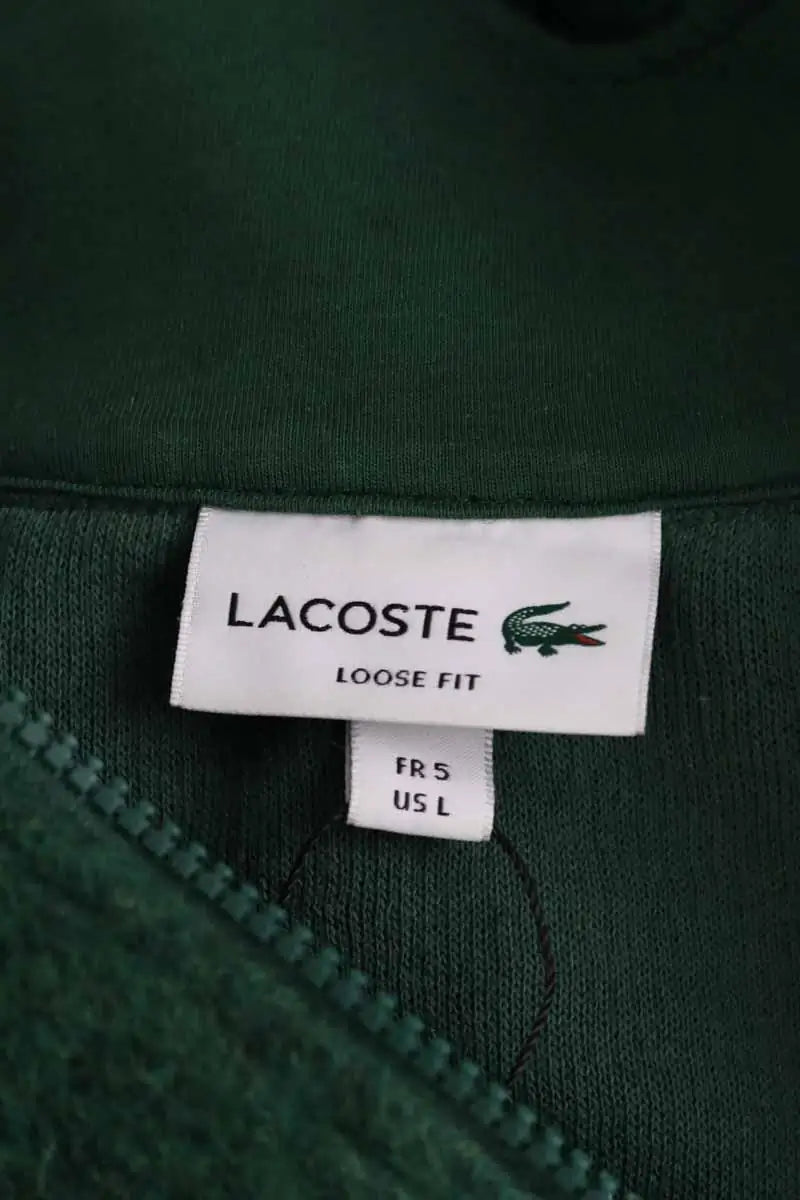Pull Lacoste Vert en Synthétique