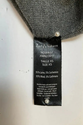 Pull Zadig & Voltaire Gris en Laine