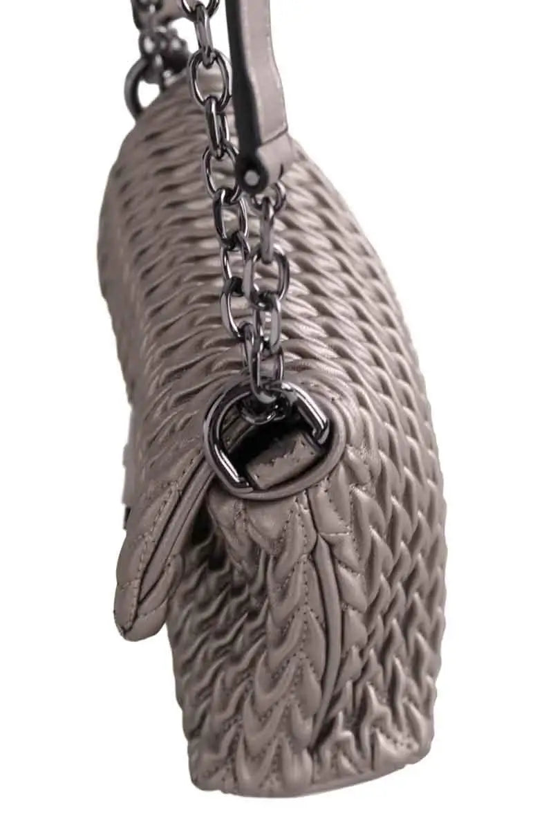 Sac à bandoulière Emporio Armani Argent en Cuir