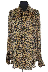 Chemise Laurence Bras Camel en Viscose, taille S - Seconde Main