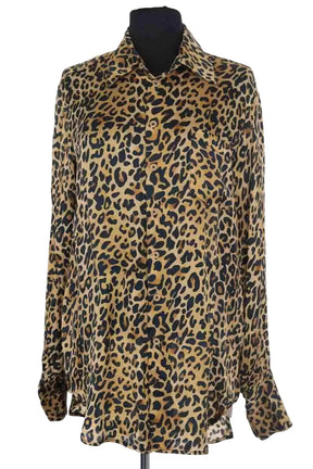 Chemise Laurence Bras Camel en Viscose, taille S - Seconde Main