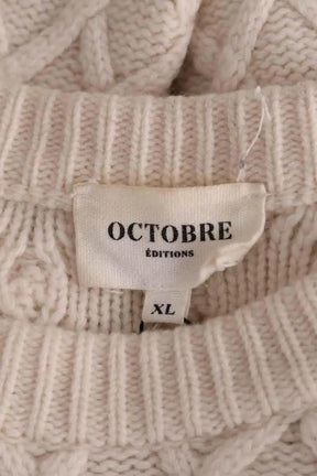 Pull Octobre Beige en Laine