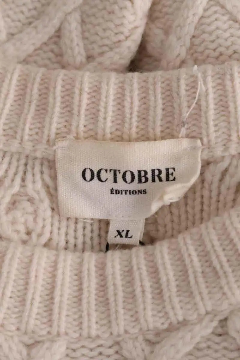 Pull Octobre Beige en Laine