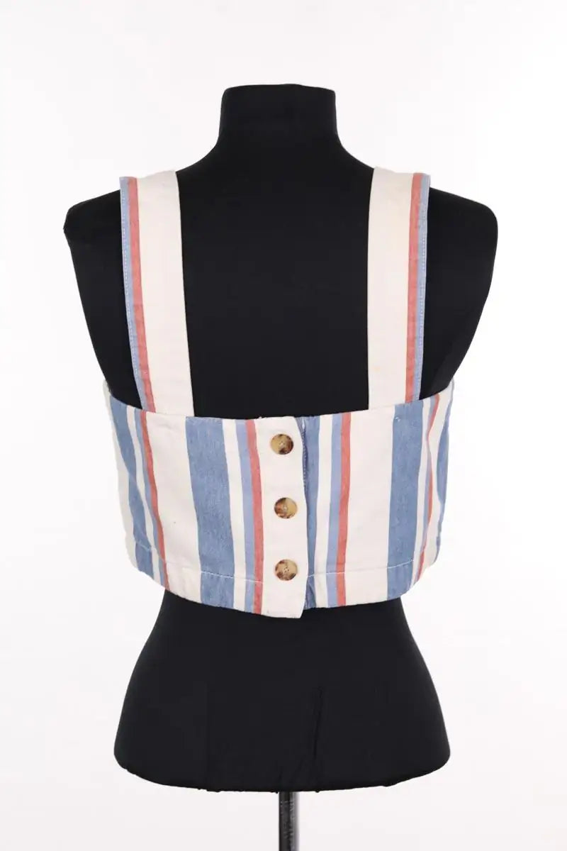 Top sans manche Sézane Multicolore en Coton