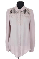 Chemise The Kooples Gris en Synthétique, taille S - Seconde Main
